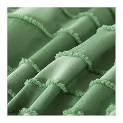Andency Green Full Comforter Set, 3 Pieces Boho