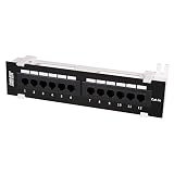 Dshot12 Port UTP 10 inch Cat5e network Wall Mount Surface Patch Panel