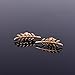 RIVERTREE Gold leaf Climber Earrings hypoallergenic Ear Crawler Stud for Women Girls Minimal Dainty