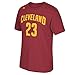 NBA Youth 8-20 Performance Game Time Team Color Player Name and Number Jersey T-Shirt (Large 14/16, LeBron James)