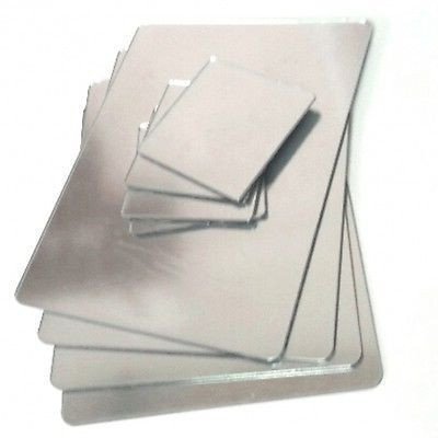 Super Cool Creations 6 Rectangle Mirrored Acrylic Placemats