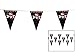 Pirate Banner - Pirate Pennant - 100 ft Jolly Roger Flag - 1 Piece - Pirate Party Decorations - Pirate Decor - Pirate Birthday Party Decorations - Skull Party - Pennants - Hanging Décor