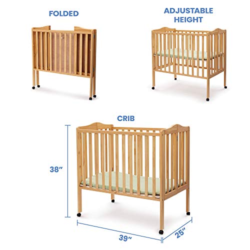 delta folding mini crib