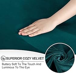 FestiCorp Velvet Sofa Covers for 2 Cushion Couch