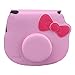 CAIUL Camera Carrying Case Compatible with Fujifilm Instax Hello Kitty Camera, Pink