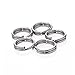 Yumei Jewelry 500 Pcs Silver Tone Double Loops Round Split Jump Rings Wire Connector for Charms