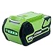 Epowon 6000mAh 40V Battery Compatible with GreenWorks G-MAX 40V 29472 29462 29252 20202 22262 25312 Cordless Chainsaw Power Tools