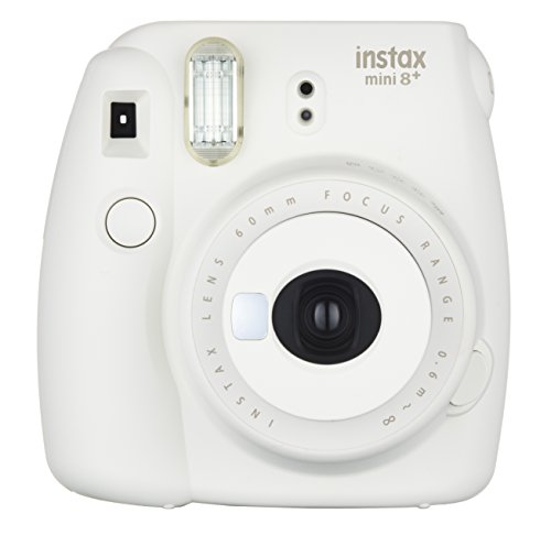 Fujifilm Instax Mini 8+ (Vanilla) Instant Film Camera + Self Shot Mirror for Selfie Use - International Version