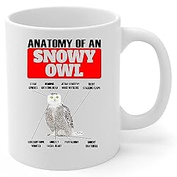 Lovesout Funny Brown Arctic Snowy Owl Anatomy Chart