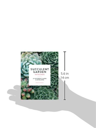 Succulent Garden Notecards: 20 Different Cards and Envelopes (Blank Nature Cards, Botanical Cards)