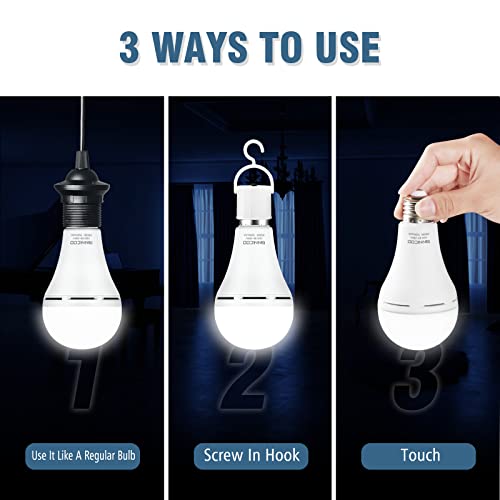 Rechargeable Emergency Light Bulb Battery Backup for Power Failure
