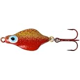 Lindy Rattl'n Flyer Spoon Gold Scale Red Glow 1 1/4"
