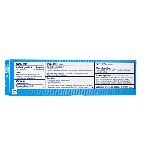 DESITIN Rapid Relief Zinc Oxide Diaper Rash Cream 4 oz