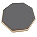 Artempo 12 Inch Silent Drum Practice Pad, Single Sided with a Gum Rubber Surface, Black