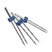 DIAOSnx 3 Pcs Sewing Machine Double Needle (Size 2.0/90 3.0/90 4.0/90) & 9 Groove Pintuck Presser Foot