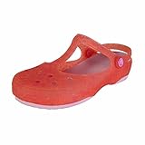 Crocs Womens Carlie Animal Wave Mary Jane Shoes, Pink Lemonade/Bubblegum, US 7