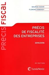 Précis de fiscalité des entreprises, 2015-2016