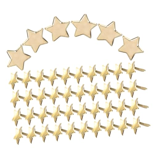 GLSTOY 50pcs Mini Brads for Crafts Colorful Metal Paper Fasteners for Scrapbooking DIY Projects Card Making Decoration Durable Convenient Accessories for Creative Activities
