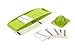 Mandoline Slicer Vegetable Fruits Slicer Cutter Chopper Peeler 5 Interchangeable Blades Hand Guard Food Slicer for Cucumber Onion Cheese Potato Julienne Slicer Veggie Slicer Adjustable Mandoline