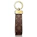 Premium Leather Valet Keychain, Handmade Genuine Leather Car Key Chain Key Ring for Men Women in Gift (Coffee)