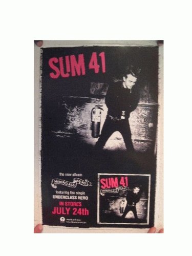 Sum 41 Poster Underclass Hero Sum41