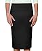 Kosher Casual Kids Big Girls' Knee Length Lightweight Stretchy Pencil Skirt