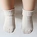 Petescilla Unisex-Baby Knitted Seamless Socks Turn Cuff Bootie Non-Skid