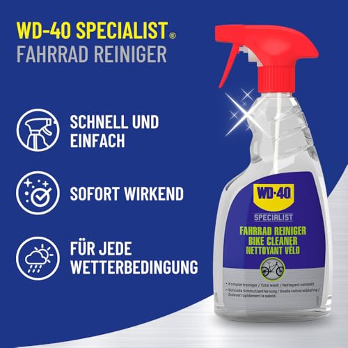 WD-40 Specialist Fahrrad Pflegeset - Komplettes Bike Pflegeset für Fahrräder mit Kettenspray, Kettenreiniger und Fahrradreiniger, eine nachhaltige Pflege und Schutz für alle Fahrradtypen, 3-teilig thumbnail 3