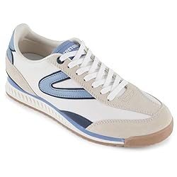 TRETORN Women's Rawlins Elite Sneakers, White/Blue, 6