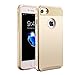 technext020 iPhone 7 Gold Case/iPhone 8 Gold Case, Tough Gel Armor Cover for iPhone 7 / iPhone 8 Protective Bumper Hybrid Hard Plastic and Soft Silicone Case for Apple iPhone 7 / iPhone 8 Gold