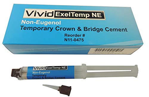 Vivid Exeltemp Ne - Non-Eugenol Temporary Crown & Bridge Cement, Automix Syringe Standard Package