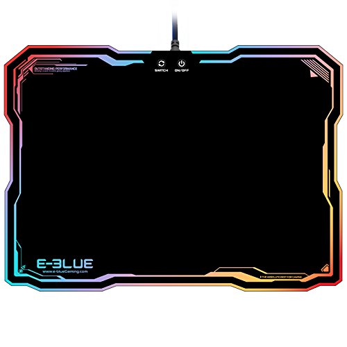 E-3LUE EMP013 Gaming Mouse Pad Gamer Rubber Pad Mousepad Game Keyboardpad RGB Light Lighting