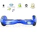 XPRIT Self Balancing Scooters/Hoverboard with Bluetooth Speaker and LED Wheel (Blue)