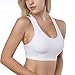 Yadifen Sports Bra, Beauty Back Removable Pad Workout Full Figure Wirefree Running Yoga Bra