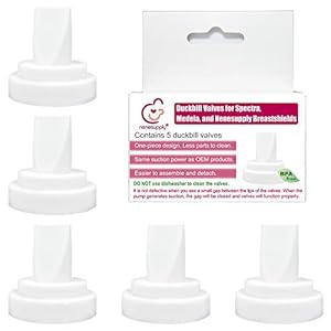 Image of Nenesupply 5 Count Compatible Duckbill Valves for Medela and Spectra for Spectra S1 Spectra S2 Spectra and Medela Pump in Style Not Original Spectra Pump Parts Replace Medela Valve and Spectra Valve