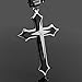 Hyning Stainless Steel Cross Necklace for Men Boys, Religious Christian Cross Pendant Chain Jewelry 30 Inches
