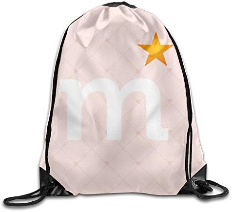 HOTCY Musically Logo Gym Sack Bag Drawstring Backpack Sport Bag