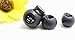Fly Shop Plastic Single Hole Spring Loaded Round Stop Sliding Cord Locks Extra Large (10 Pieces)