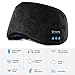 Bluetooth Sleeping Eye Mask Wireless Headphone, WALLFIRE Adjustable Music Bluetooth Sleep Earphones Headsets, Built-in 4.2 Speakers Microphone Handsfree fit for Air Travel and Sleeping (Black)