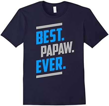 Mens Best Papaw Ever Gift for Him XL Navy