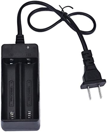 Mikong 110V 220V Charger For 18650 3.7V Rechargeable Li-Ion Battery US EU Plug (US)