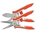2 Pack Professional Hand Pruning Shears with Sawtooth for Garden Tree Triming -6.7 inch