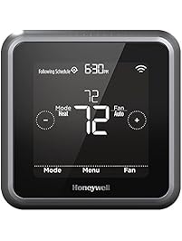 Honeywell RCHT8610WF2006 Lyric T5 Wi-Fi Smart 7 Day Programmable Touchscreen Thermostat with Geofencing, Works with Amazon Alexa