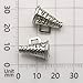 50pcs Craft Supplies Antique Silver Cheerleader Girl Dance School Sports Spirit Gymnastics Charms Pendants for Crafting, Jewelry Findings Making Accessory For DIY Necklace Bracelet (M163)