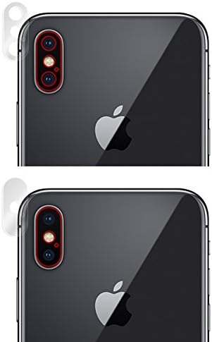 MIYAVIX Rear Camera Protector for iPhone X 4 pcs(2style 2pcs each) set Made in JAPAN OBIPHONEXCAMERA/4/12