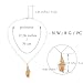 Barogirl Sea Shell Necklace Pendant Long Chain Ocean Necklace Jewelry for Women and Girls