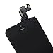 Screen Rejuvenator Only for iPhone 5S Black LCD Screen and Touch Digitizer Full Assembly Replacement, Pre-Installed with Front Camera, Ear Speaker, Home Button. Repair Tools Included