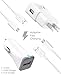 Galaxy S7 Wall and Car Charger Set with 2X Micro-USB Cable for LG G/Samsung Galaxy S6 / Note 5 / Fast Charging for up to 50% Faster Charging! Compatible with Samsung Products