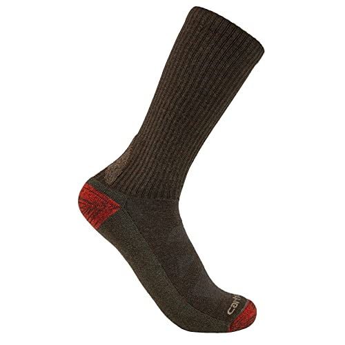 Carhartt Men's Midweight Merino Wool Blend Boot Sock, Olive, X-Large