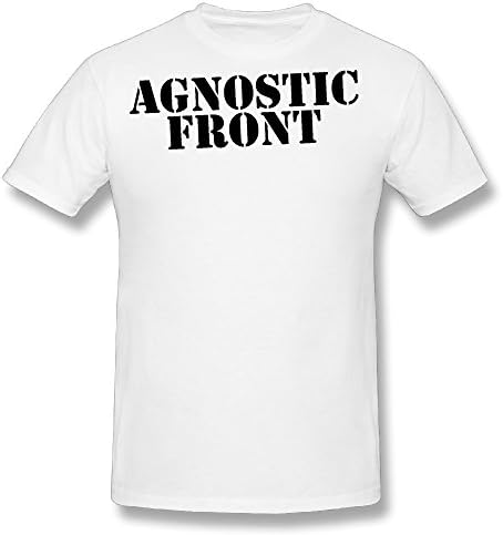 Flesiciate1 Man Agnostic Front Black Logo Design Size L T-Shirts